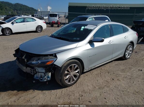 1G1ZD5ST7KF132052 2019 CHEVROLET MALIBU Silver წინა მარცხენა ხედი სამი მეოთხედიდან