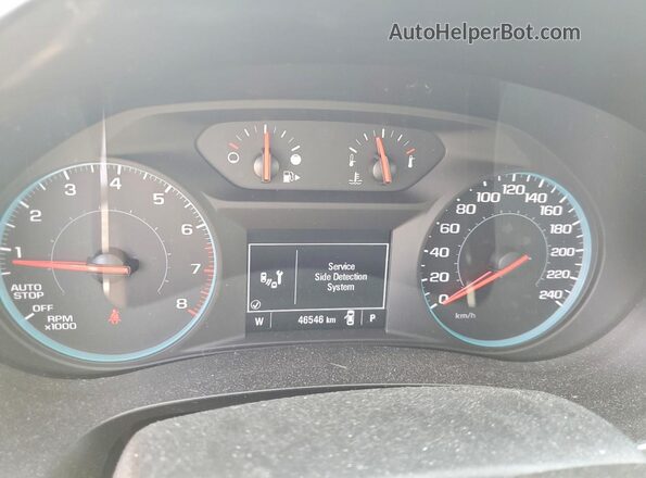 1G1ZD5ST7LF098082 2020 CHEVROLET MALIBU Silver Вид щитка приладів