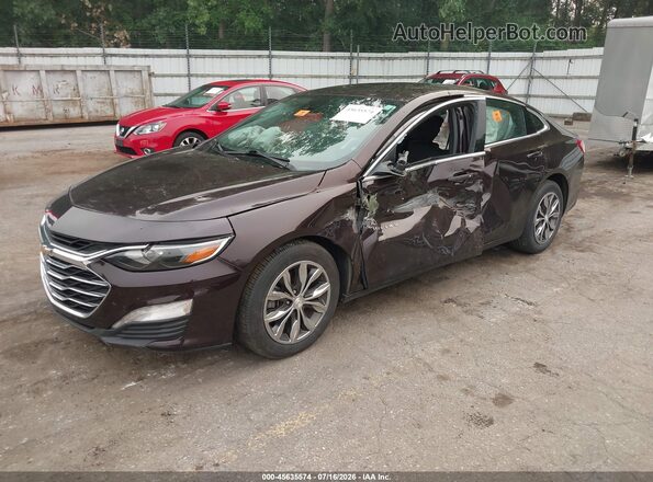 1G1ZD5ST7LF129816 2020 CHEVROLET MALIBU Maroon Vista tres cuartos delantera izquierda