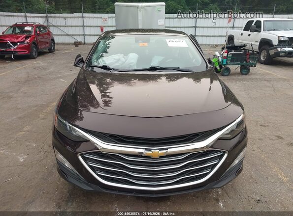 1G1ZD5ST7LF129816 2020 CHEVROLET MALIBU Maroon Vista del cuadro de instrumentos