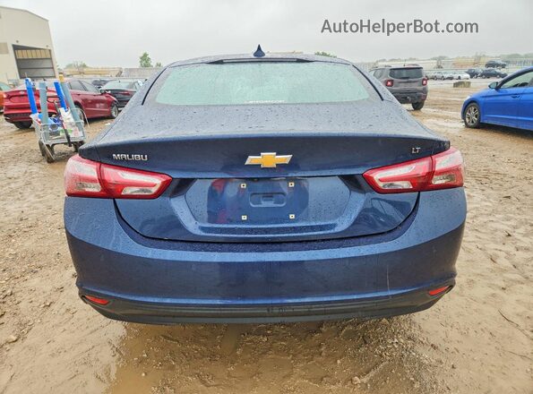 1G1ZD5ST7MF010682 2021 CHEVROLET MALIBU Синий Вид сзади