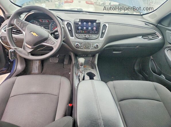 1G1ZD5ST7MF010682 2021 CHEVROLET MALIBU Синий Вид панели приборов