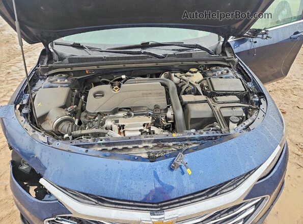 1G1ZD5ST7MF010682 2021 CHEVROLET MALIBU Синий Вид задней части салона