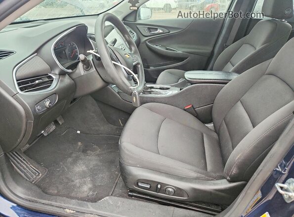 1G1ZD5ST7MF010682 2021 CHEVROLET MALIBU Синий Вид салона спереди