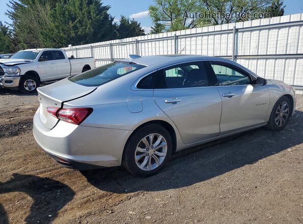 1G1ZD5ST7MF012397 2021 CHEVROLET MALIBU Silver Rear right