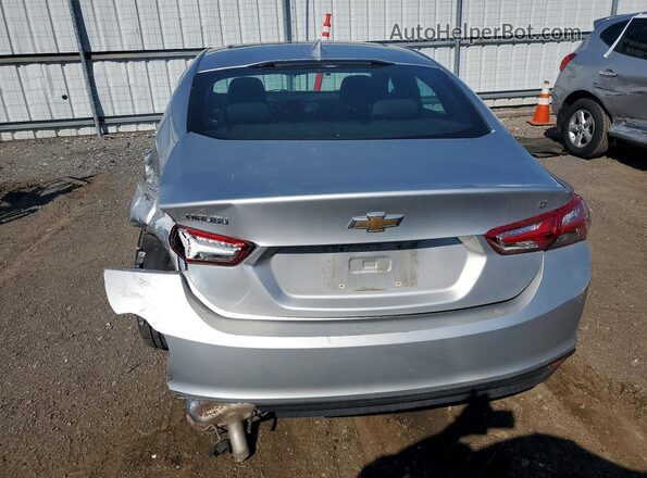 1G1ZD5ST7MF012397 2021 CHEVROLET MALIBU Silver Rear view