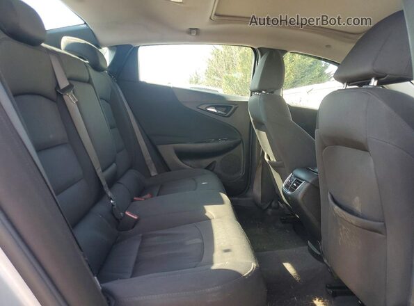 1G1ZD5ST7MF012397 2021 CHEVROLET MALIBU Silver Rear seats view