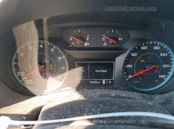 1G1ZD5ST7MF017504 2021 CHEVROLET MALIBU Silver Вид щитка приладів