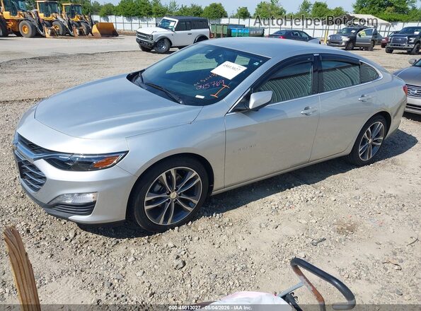 1G1ZD5ST7MF045769 2021 CHEVROLET MALIBU Silver Առջևի ձախ երեք քառորդ տեսարան