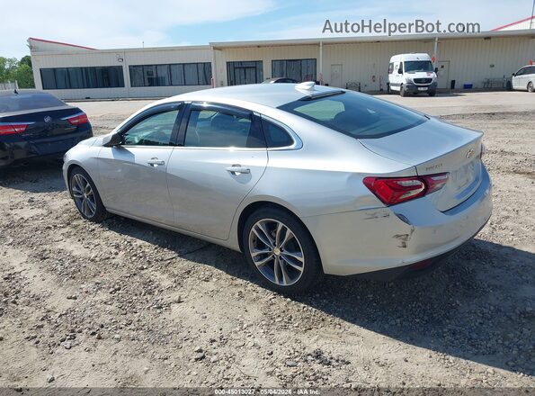 1G1ZD5ST7MF045769 2021 CHEVROLET MALIBU Silver Հետևի ձախ