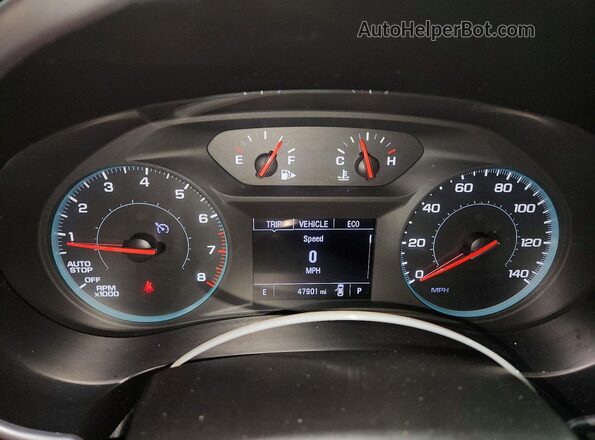 1G1ZD5ST7SF126512 2025 CHEVROLET MALIBU Белый Вид щитка приборов