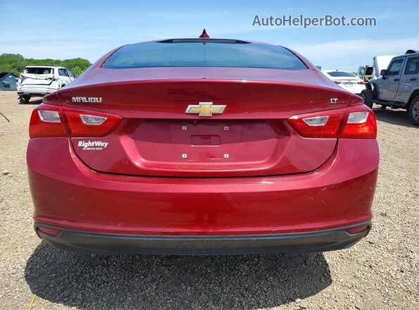 1G1ZD5ST8JF136996 2018 CHEVROLET MALIBU Burgundy Vista trasera