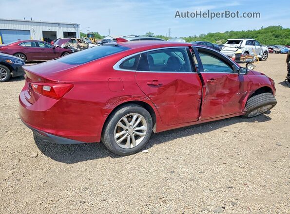 1G1ZD5ST8JF136996 2018 CHEVROLET MALIBU Burgundy Trasero derecho