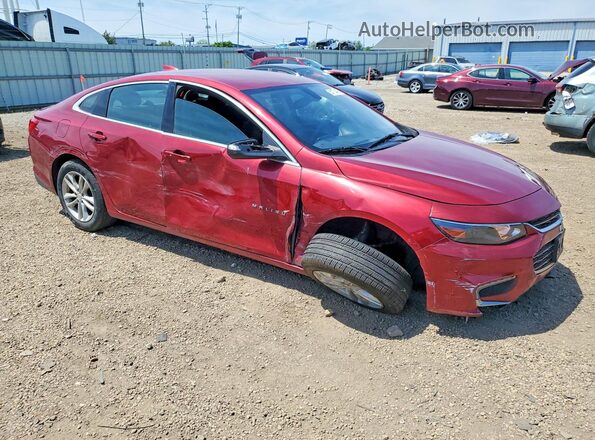 1G1ZD5ST8JF136996 2018 CHEVROLET MALIBU Burgundy Delantero derecho