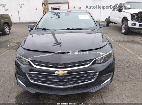 1G1ZD5ST8JF138084 2018 CHEVROLET MALIBU Black წინა პანელის ხედი