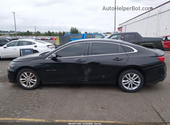 1G1ZD5ST8JF138084 2018 CHEVROLET MALIBU Black უკანა სალონის ხედი