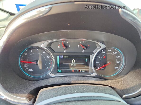 1G1ZD5ST8JF213947 2018 CHEVROLET MALIBU Black Instrument cluster view