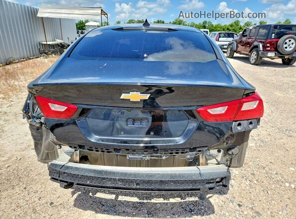 1G1ZD5ST8JF213947 2018 CHEVROLET MALIBU Black Rear view