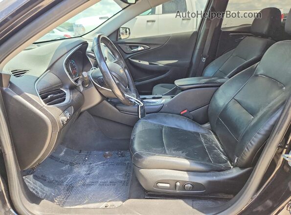 1G1ZD5ST8JF213947 2018 CHEVROLET MALIBU Black Front interior view