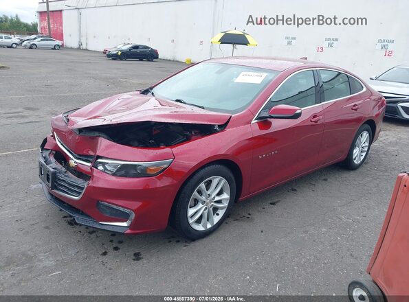 1G1ZD5ST8JF221241 2018 CHEVROLET MALIBU Red Przód lewy