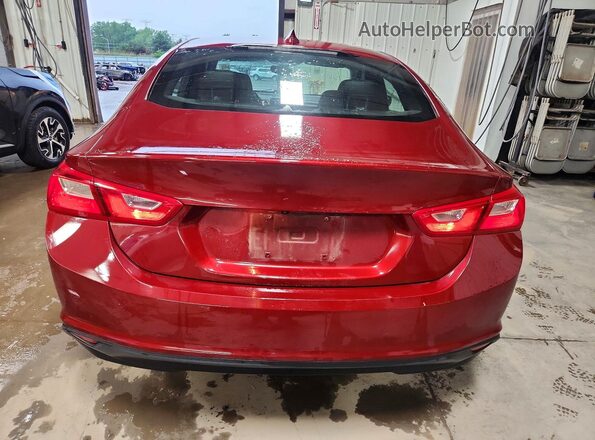 1G1ZD5ST8JF243305 2018 CHEVROLET MALIBU Red Widok z tyłu