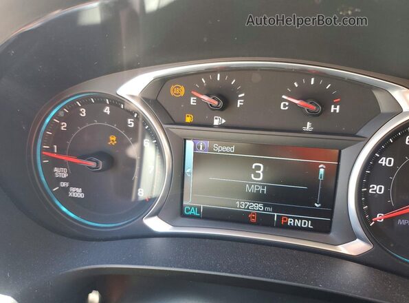 1G1ZD5ST8JF264347 2018 CHEVROLET MALIBU White Widok zestawu wskaźników