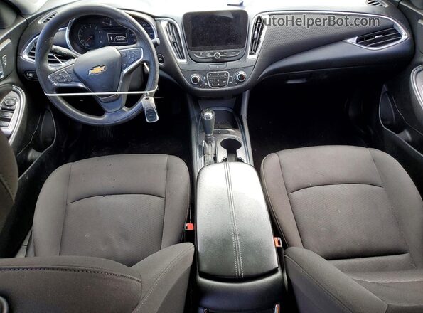 1G1ZD5ST8KF105149 2019 CHEVROLET MALIBU Black Widok deski rozdzielczej