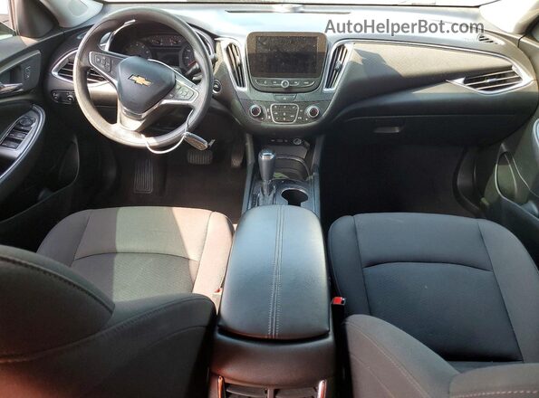 1G1ZD5ST8KF164198 2019 CHEVROLET MALIBU Белый Вид панели приборов