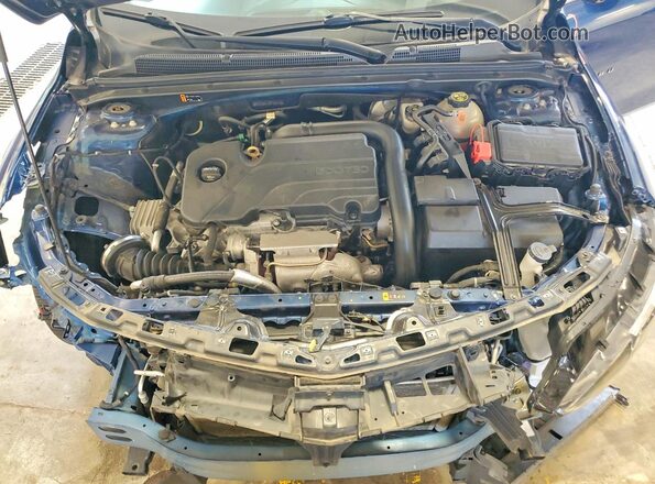 1G1ZD5ST8KF169112 2019 CHEVROLET MALIBU Blue უკანა სალონის ხედი