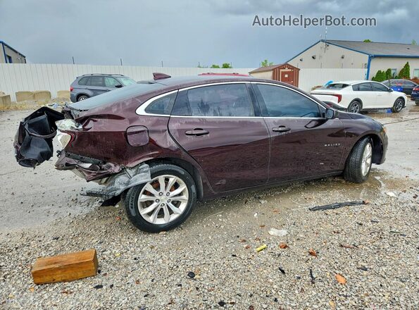 1G1ZD5ST8LF051949 2020 CHEVROLET MALIBU Burgundy Задня права чверть
