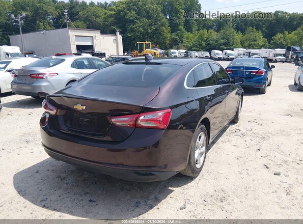 1G1ZD5ST8LF053264 2020 CHEVROLET MALIBU Burgundy Trasero derecho