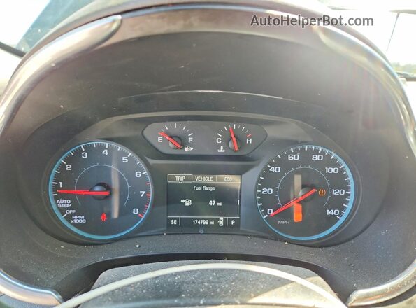 1G1ZD5ST8LF121109 2020 CHEVROLET MALIBU Black Widok zestawu wskaźników