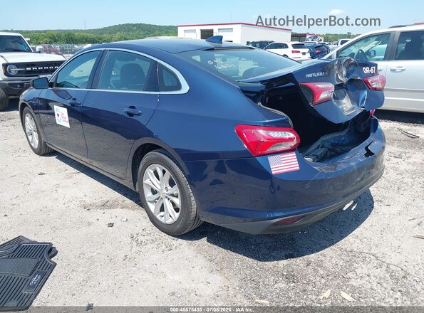 1G1ZD5ST8MF018712 2021 CHEVROLET MALIBU Blue Trasero izquierdo