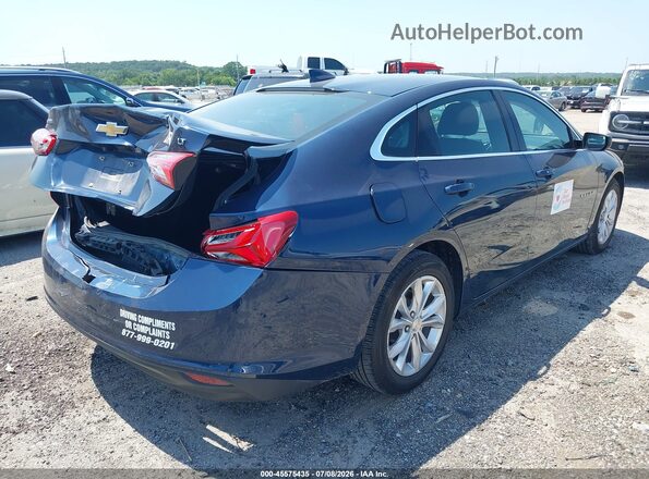 1G1ZD5ST8MF018712 2021 CHEVROLET MALIBU Blue Trasero derecho