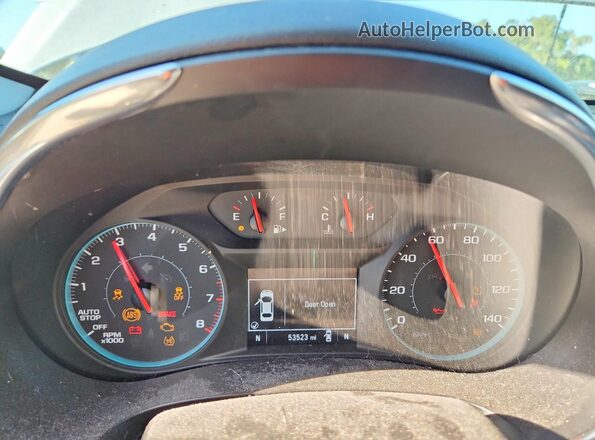 1G1ZD5ST8MF058191 2021 CHEVROLET MALIBU Silver Widok zestawu wskaźników