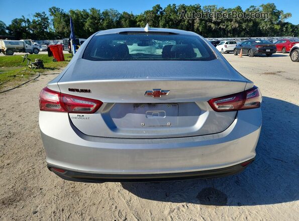1G1ZD5ST8MF058191 2021 CHEVROLET MALIBU Silver Widok z tyłu