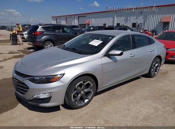 1G1ZD5ST8MF073578 2021 CHEVROLET MALIBU Серебряный Передняя левая четверть