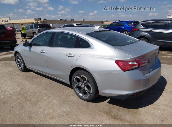 1G1ZD5ST8MF073578 2021 CHEVROLET MALIBU Серебряный Задняя левая четверть