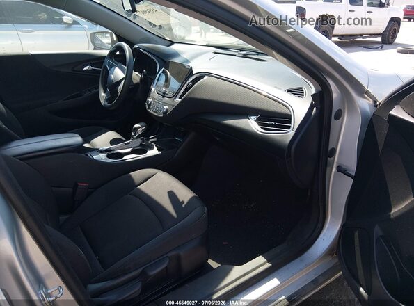 1G1ZD5ST8MF073578 2021 CHEVROLET MALIBU Серебряный Вид салона спереди
