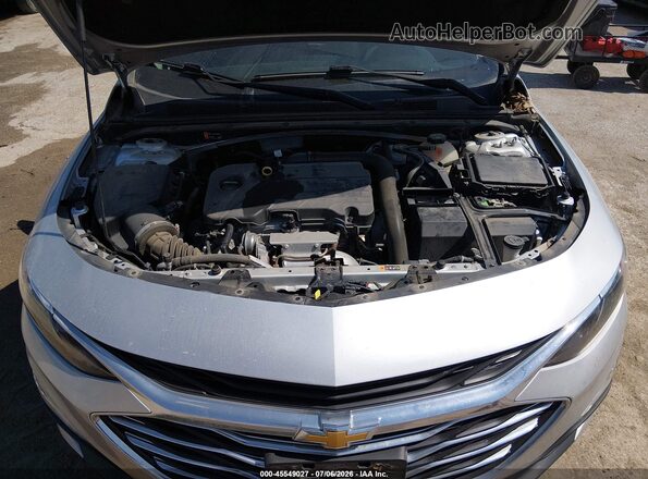 1G1ZD5ST8MF073578 2021 CHEVROLET MALIBU Серебряный Вид сзади