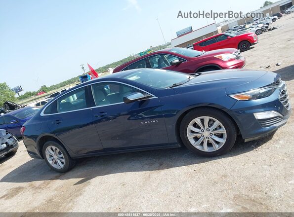 1G1ZD5ST8NF109755 2022 CHEVROLET MALIBU Синий Вид задней части салона
