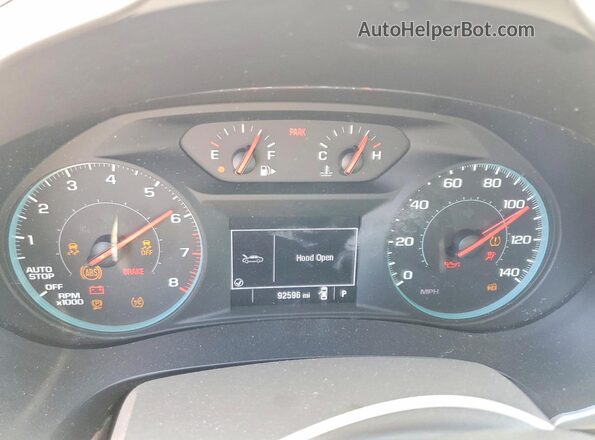 1G1ZD5ST8NF137278 2022 CHEVROLET MALIBU White Instrument cluster view