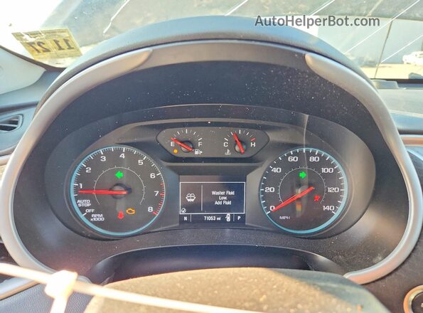 1G1ZD5ST8NF162682 2022 CHEVROLET MALIBU Blue ხელსაწყოთა პანელის ხედი