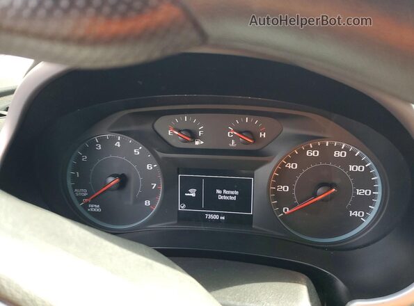 1G1ZD5ST8NF162990 2022 CHEVROLET MALIBU Silver Instrument cluster view