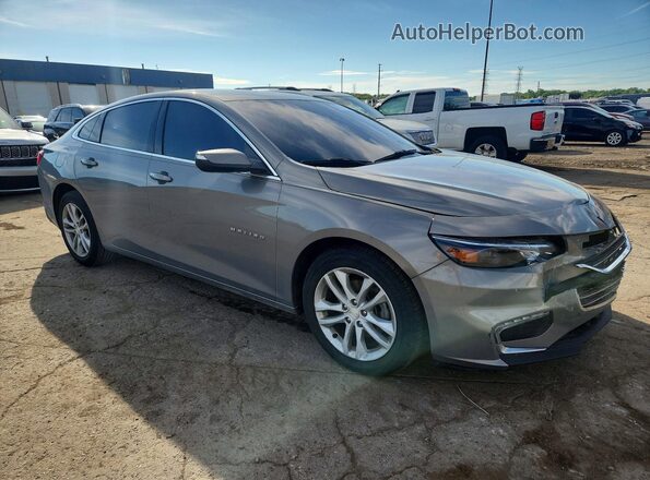 1G1ZD5ST9JF182255 2018 CHEVROLET MALIBU Gray Przód prawy