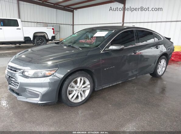 1G1ZD5ST9JF199895 2018 CHEVROLET MALIBU Gray წინა მარცხენა ხედი სამი მეოთხედიდან