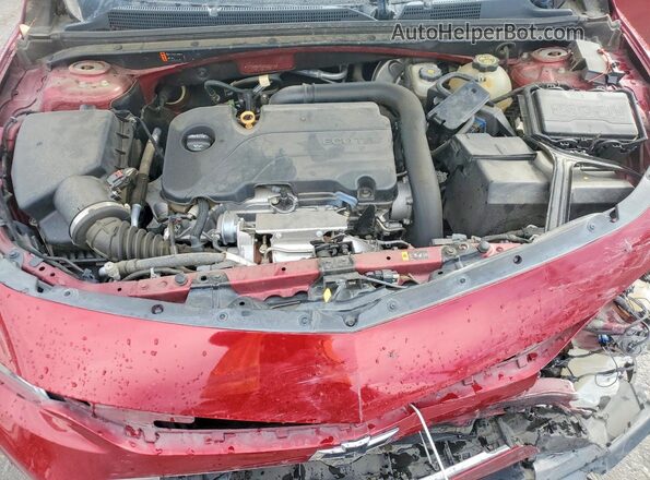 1G1ZD5ST9JF202911 2018 CHEVROLET MALIBU Red Widok wnętrza z tyłu