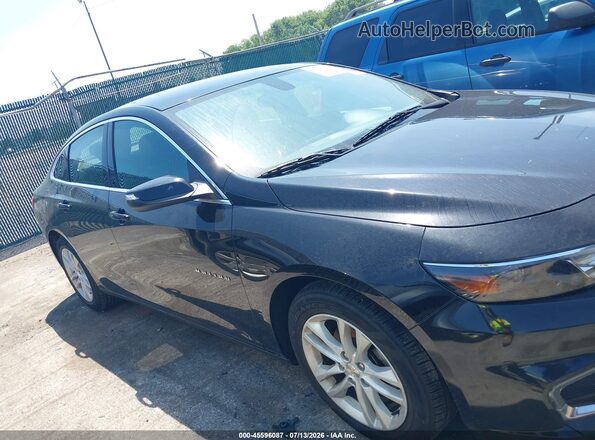 1G1ZD5ST9JF253146 2018 CHEVROLET MALIBU Black უკანა სალონის ხედი