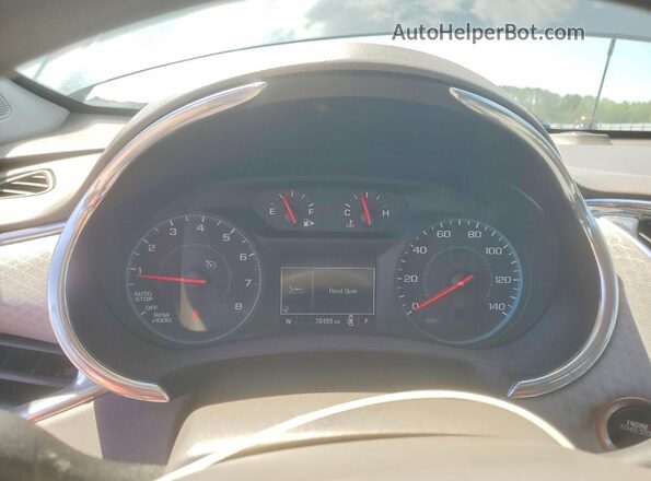 1G1ZD5ST9KF179972 2019 CHEVROLET MALIBU Blue Вид щитка приладів