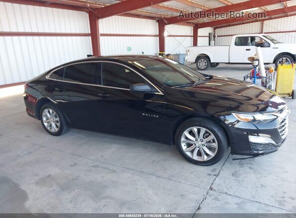 1G1ZD5ST9LF013632 2020 CHEVROLET MALIBU Black უკანა სალონის ხედი